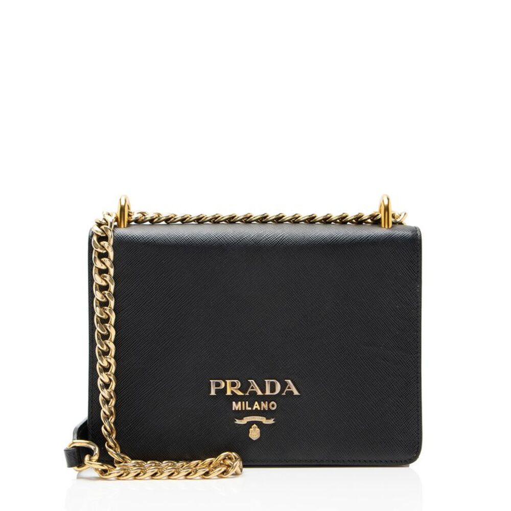 Prada Saffiano Chain Small Shoulder Bag